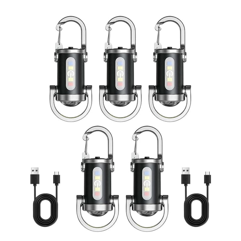 Rechargeable Mini Flashlight Keychain
