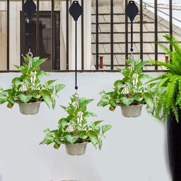 💥Blowout Sale 40% OFF🌳Plant Pulley Set For Garden Baskets Pots, Birds Feeder