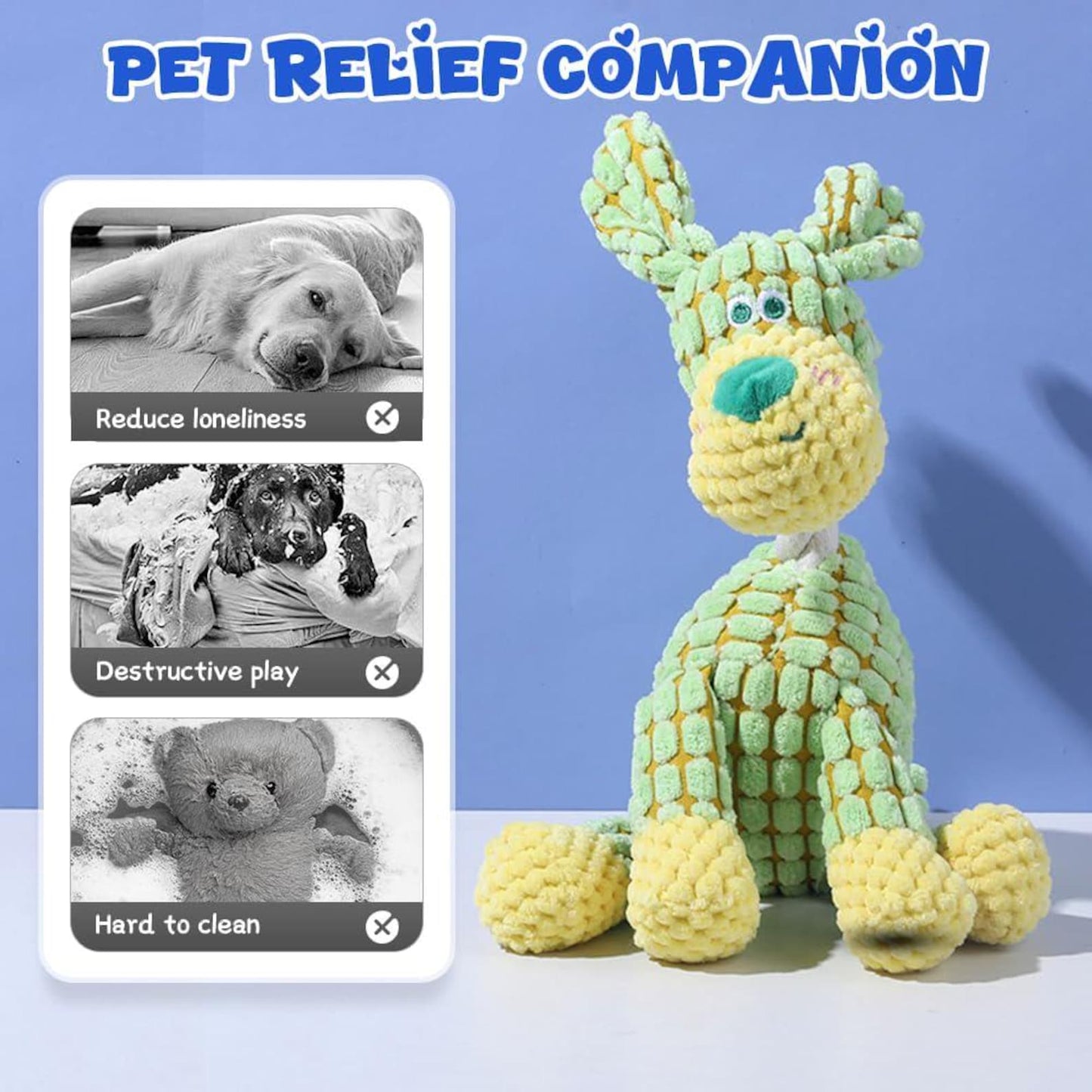 🐹Plush Toy for Aggressive Chew Dogs