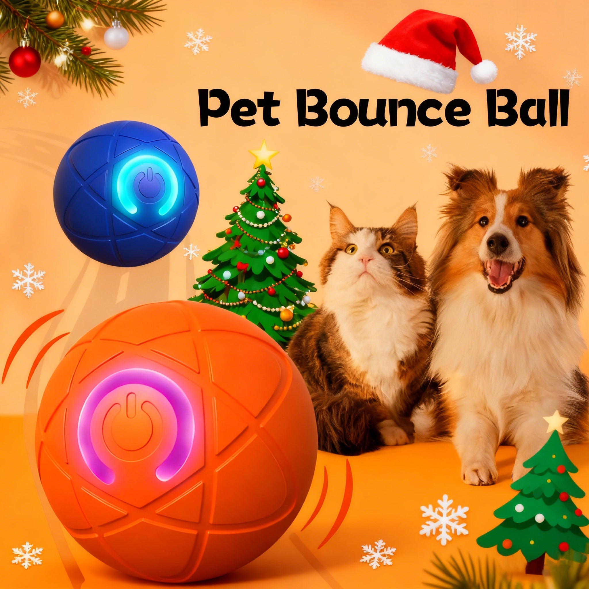 🎁 ✨ Pet Bounce Ball for Cats🐱 & Dogs🐶