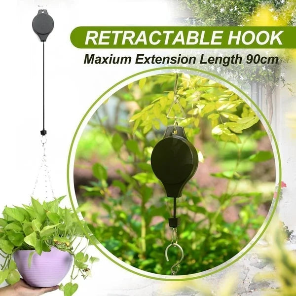 💥Blowout Sale 40% OFF🌳Plant Pulley Set For Garden Baskets Pots, Birds Feeder