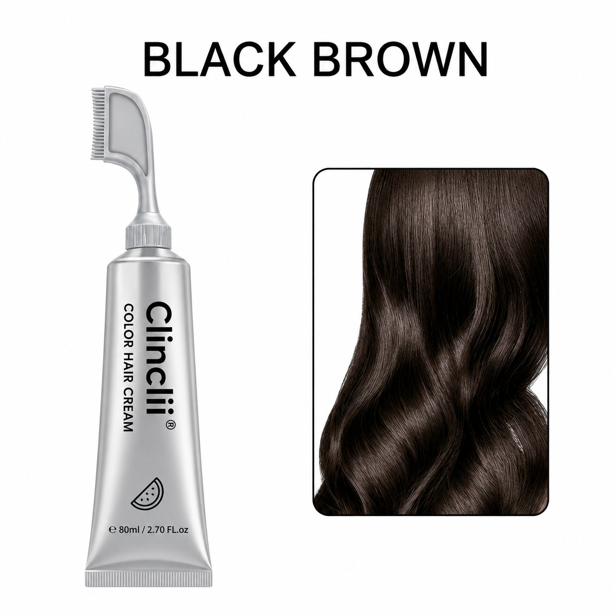 ✨Clinclii®  Hair Dye Cream, Covers Gray & Nourishes