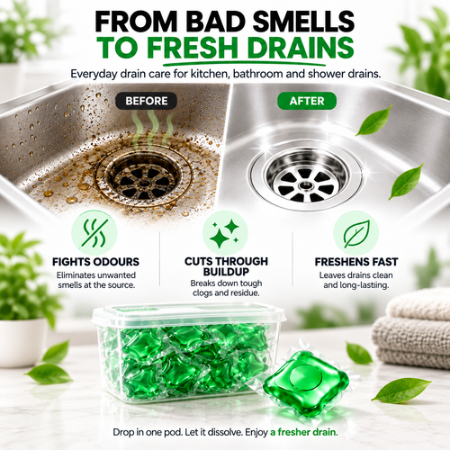 Drain deodorizing capsules – instant freshness