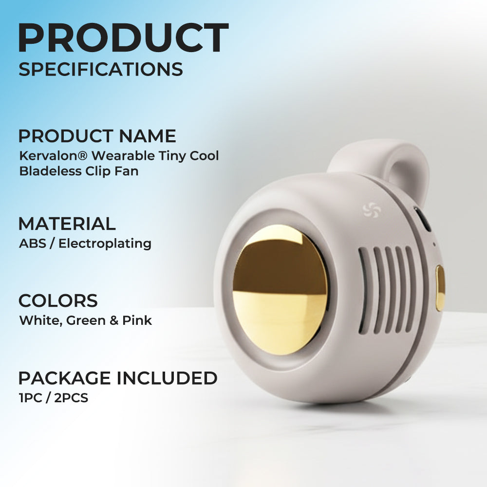 🔥Buy 1 Get 1 Free 🔥Wearable Tiny Cool Bladeless Clip Fan