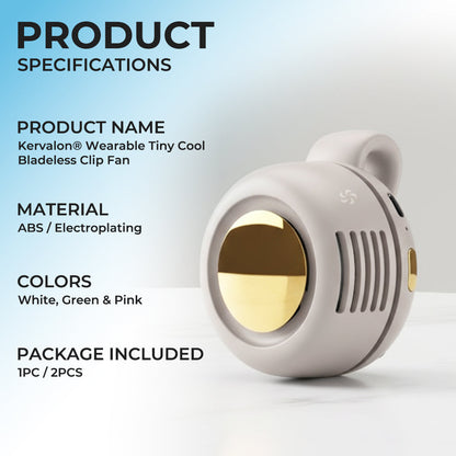 🔥Buy 1 Get 1 Free 🔥Wearable Tiny Cool Bladeless Clip Fan
