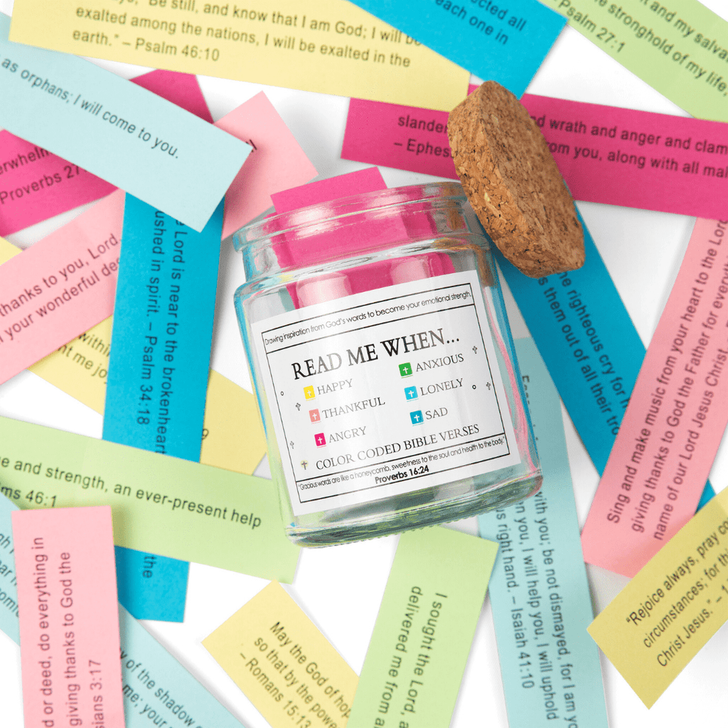 ✨Last Day 50% OFF⏰ -✝️Inspirational Bible Verses Jar 🎁 A Reminder of God's Words💖
