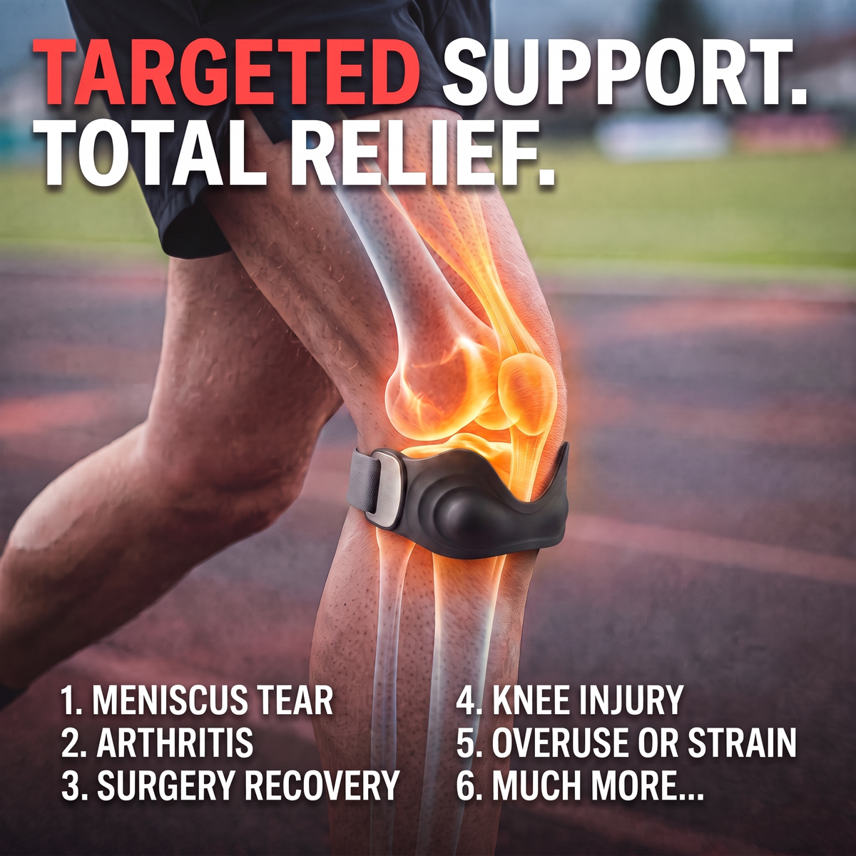 Patella Stabilizing Knee Support Strap