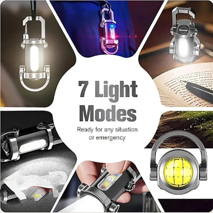 Rechargeable Mini Flashlight Keychain