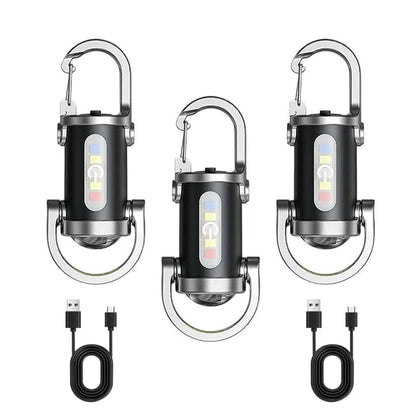 Rechargeable Mini Flashlight Keychain