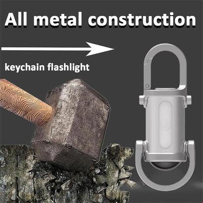 Rechargeable Mini Flashlight Keychain