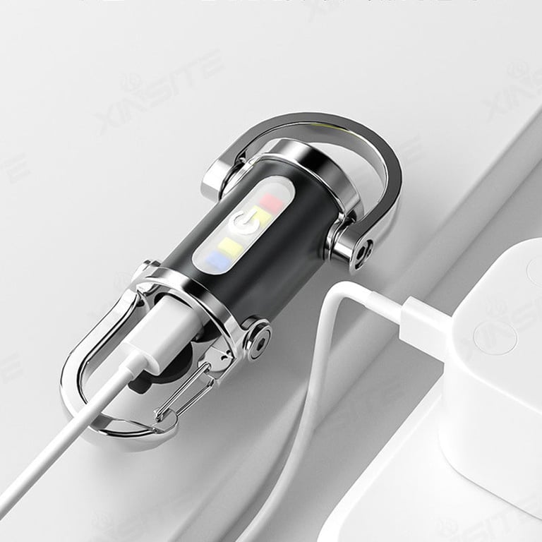 Rechargeable Mini Flashlight Keychain