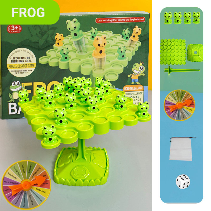 🔥Buy 1 Get 1 Free & 30% OFF🔥Balance Tree Frog Stacking Game Toys